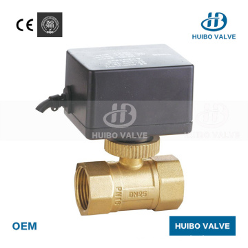 2 Port Motorized Brass Ball Valve 1/2′′-1′′inch with High Quality